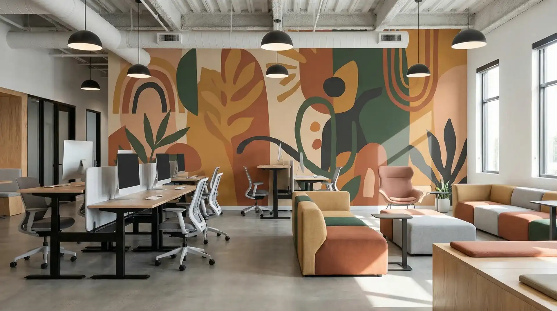 Silk — Executive Suite, Falcon Field - commercial wallcovering installation