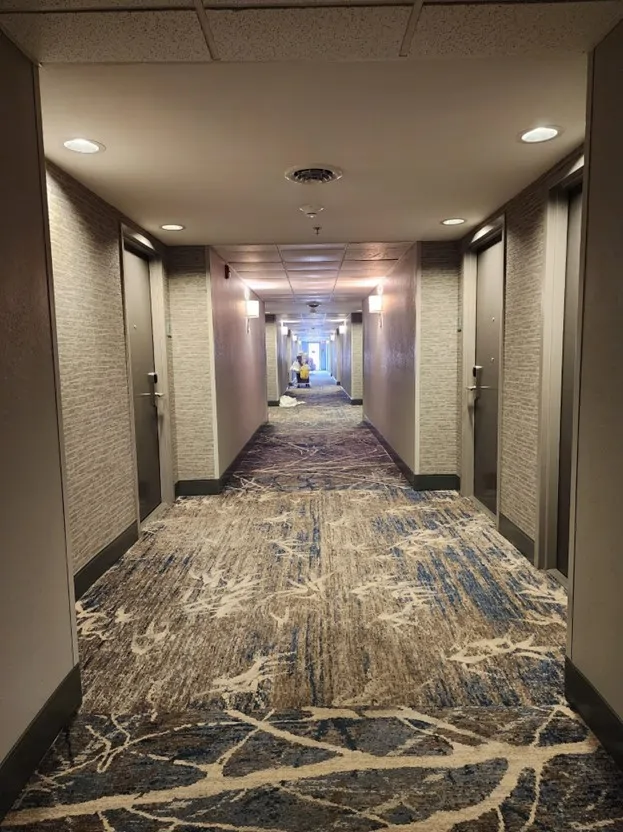 The Grant Luxury Condos luxury corridor wallcovering Phoenix